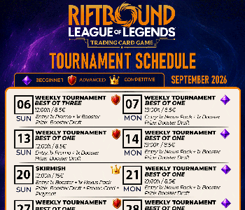 Hobby Games Riftbound: League of Legends TCG September 2026
