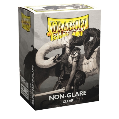 Dragon Shield Standard Card Sleeves 100pc - Matte Non-Glare Clear 