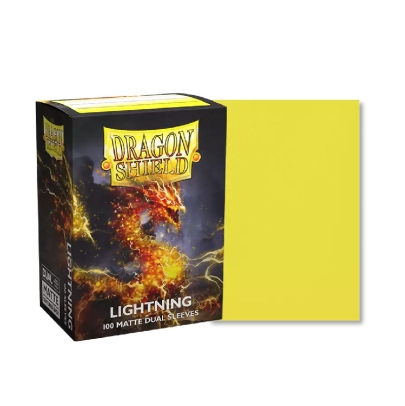 Dragon Shield Dual Matte Sleeves - Lightning 'Ailia' (100 Sleeves)