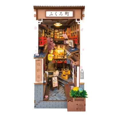 Robotime DIY kit de model - Sakura Wine Alley