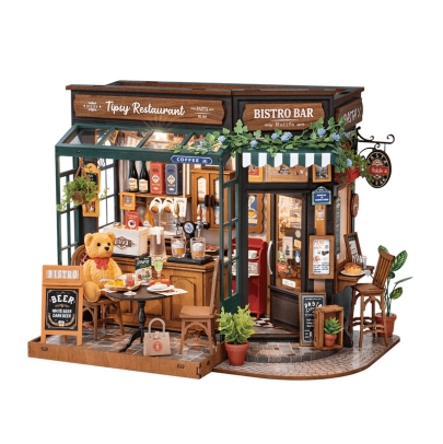 Robotime DIY kit de model - Tipsy Restaurant