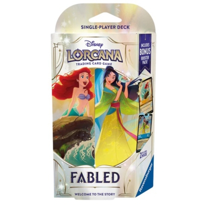 PRE-ORDER: Disney Lorcana TCG Fabled Starter Deck - Amber and Sapphire