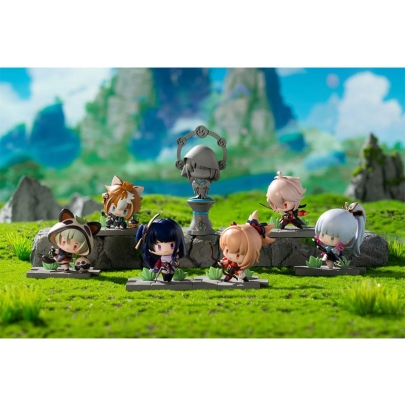 Genshin Impact Battle Scene Collection Mini Figures 6-Pack Liyue Edition 6 cm