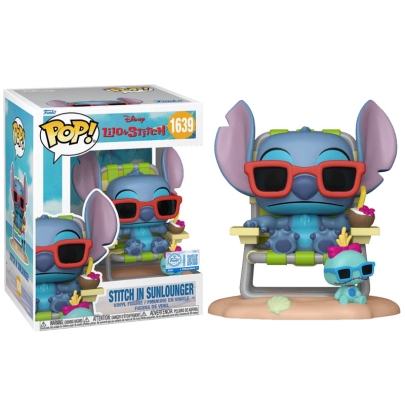 Lilo & Stitch POP! Premium Vinyl Figure Stitch in Sunlounger (Special Edition) #1639