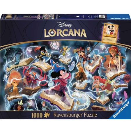 Puzzle Disney Lorcana Ravensburger Glimmers of the Realm: Steel 1000 piese