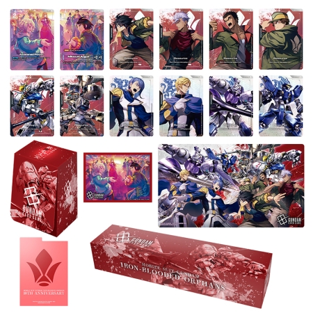 PRE-ORDER: Gundam Card Game Premium Accessory Set - Mobile Suit Gundam IRON-BLOODED ORPHANS [PB-02]