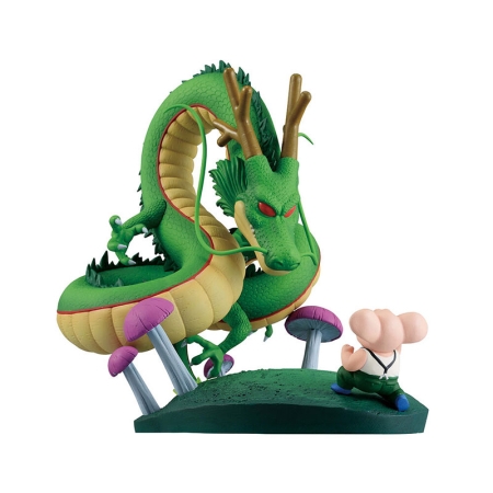 Dragon Ball Ichibansho History Box Колекционерска Фигурка - Oolong & Shenron (14cm)