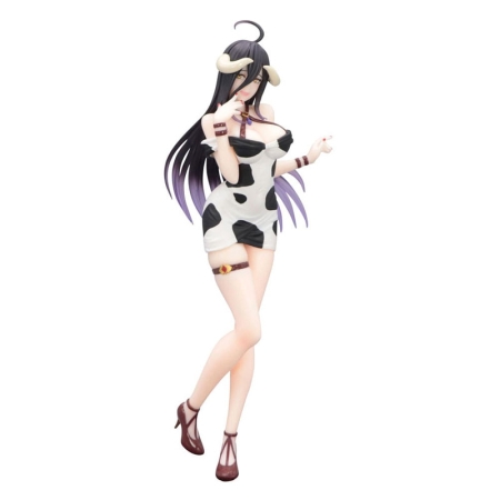 Overlord Trio-Try-iT PVC Statue Albedo Mini Dress Cow Pattern Ver. 21 cm