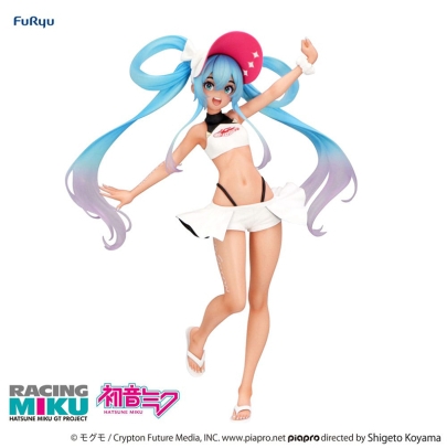 Hatsune Miku GT Project Trio-Try-iT PVC Statue - Racing Miku 2024 Summer Holiday Ver. 23 cm