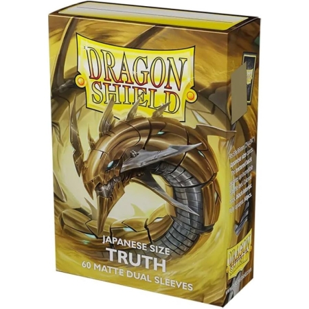 Dragon Shield Japanese size Dual Matte Sleeves - Metallic Green / Power (60 Sleeves)