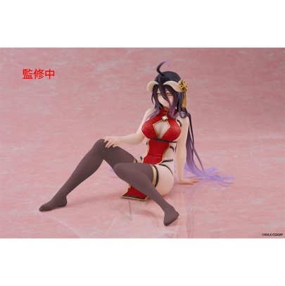 Overlord Desktop Cute PVC Statuie Albedo Chinese Dress Ver. Renewal