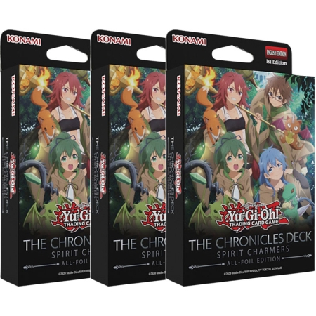 HOBBY COMBO: 3 X Yu-Gi-Oh! TCG - The Chronicles Deck: Spirit Charmers