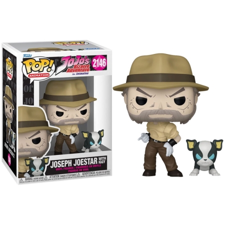 JoJo's Bizarre Adventure POP! Figurină vinil Joseph Joestar cu Iggy #2146