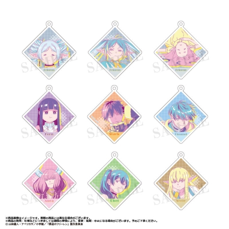 Breloc acrilic Frieren: Beyond Journey's End Trading - Stil Retro Pop