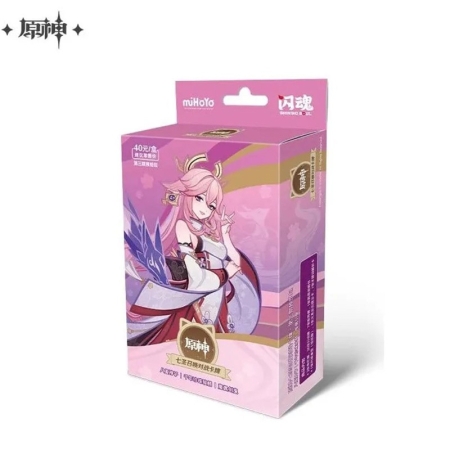PRE-ORDER: Genshin Impact: Trading Card Game Pre-Build Starter Deck 05 - Yae Miko Series 3 (Chinese)