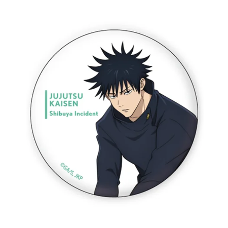 Jujutsu Kaisen Shibuya Incident  Can Badge - Fushiguro Megumi (Original Illustration)