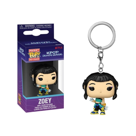 K-POP Demon Hunters Breloc POP! Vinyl Pocket 4 cm Zoey
