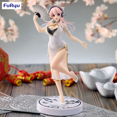 SUPER SONICO - White china dress - Figura Trio-Try-It
