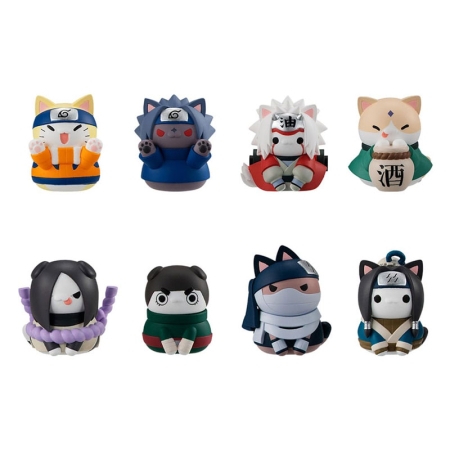 Naruto Shippuden Mega Cat Project Nyaruto! Trading Figures Come here Sasuke-kun 3 cm