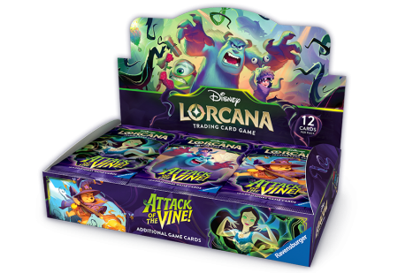 PRE-ORDER: Disney Lorcana TCG Attack on the Vine! Booster Display - 24 Booster Packs