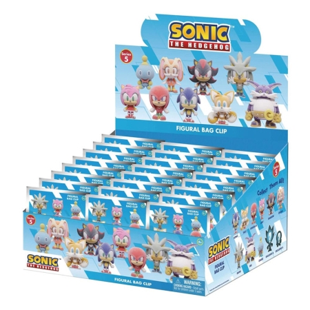 Cleme de pungă din PVC Sonic the Hedgehog, seria Flocking 5