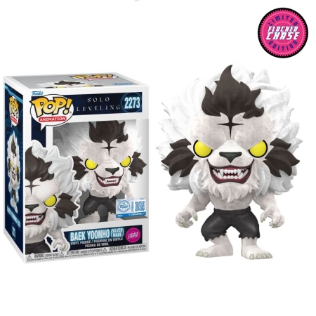 Solo Leveling​ POP! Vinyl Figure Baek Yoonho (Silver Mane) (Flocked) CHASE Limited Edition #2273 