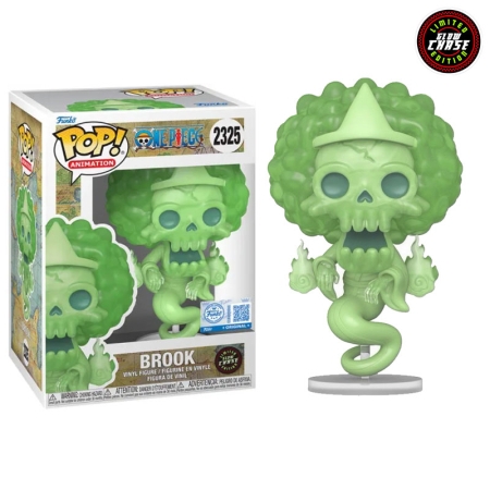 One Piece Funko POP! Figurină de vinil animată Ghost Brook CHASE Ediție Limitată (Strălucește în întuneric) #2325