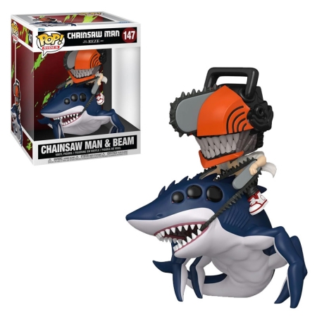 Figurină vinil Chainsaw Man POP! Animation Chainsaw Man & Beam #147