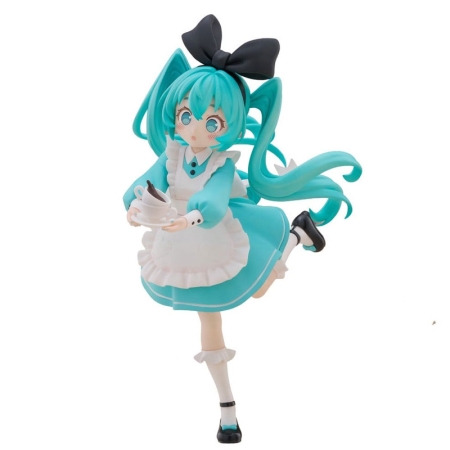Statuie din PVC Hatsune Miku, Zâna de birou, Hatsune Miku, versiunea Wonderland, 16 cm