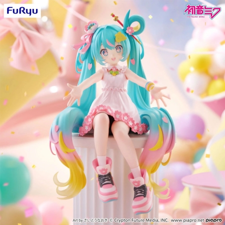 PRE-ORDER: Hatsune Miku Noodle Stopper Statuie PVC Hatsune Miku Aniversarea a 10-a 14 cm