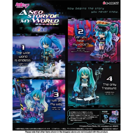 Hatsune Miku Mini Figurine Neo Story 12 cm Cutie Ornată