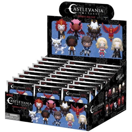 Castlevania Nocturne Cleme de geantă 3D din PVC Seria 1 - Asortiment