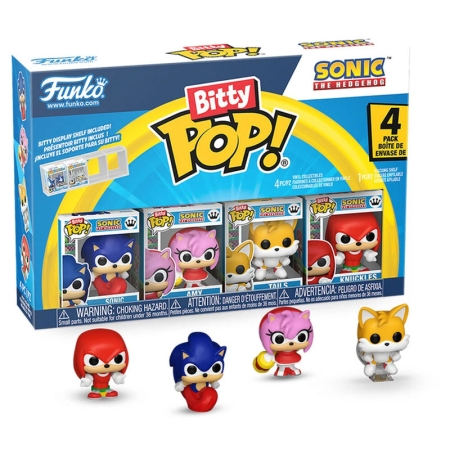 Sonic The Hedgehog Bitty POP! Set Bitty - Sonic, Amy, Tails, Knuckles