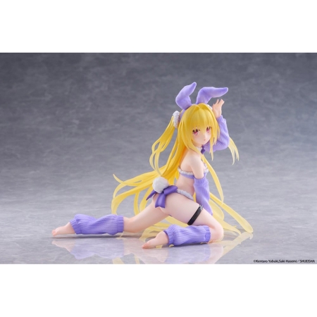 PRE-ORDER: To Love-Ru Darkness MOFLOCK PVC Figure - Golden Darkness (Fluffy Bunny Ver.) 13 cm