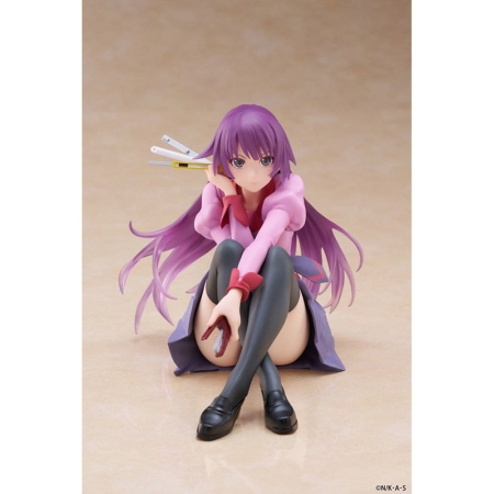 Monogatari PVC Statue Desktop Cute Figure - Hitagi Senjougahara 13 cm