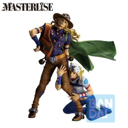 Figurină Ichibansho „Jojo's Bizarre: The Gathering of Stars” – Gyro Zeppeli și Johnny Joestar (25 cm)