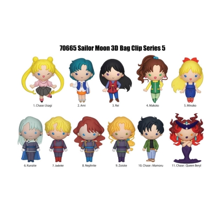 Sailor Moon 3D PVC Bag Clips Series 5