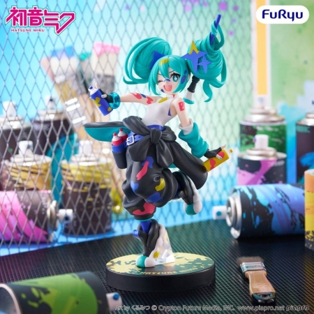 PRE-ORDER: Statuetă PVC Hatsune Miku Muchute (Versiunea „Paint Girl” – Altă culoare) – 23 cm