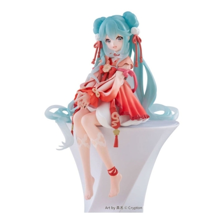 PRE-ORDER: Statuetă PVC Hatsune Miku Noodle Stopper – Versiunea Anul Nou Chinezesc 2026, 14 cm