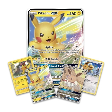 Pokemon TCG - Pikachu-GX și Eevee-GX: Colecție specială
