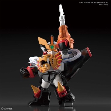 (SD) Cross Silhoette Gundam Model Kit Figura de acțiune - GaoGaiGar 1/144