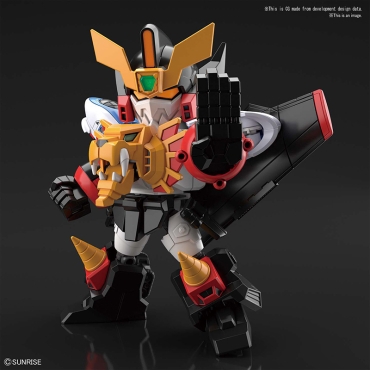 (SD) Cross Silhoette Gundam Model Kit Figura de acțiune - GaoGaiGar 1/144