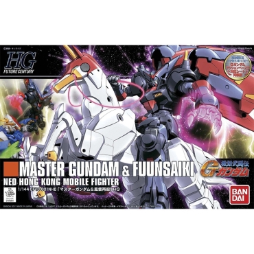 (HGFC) Gundam Model Kit Figurină de acțiune - Gundam Master & Fuun Saki 1/144