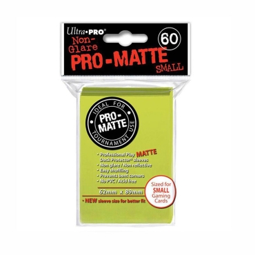 " Ultra Pro " MATTE Sleeves 60pc bright yellow