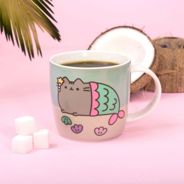 Pusheen Heat Change Mug - Pusheen Mermaid