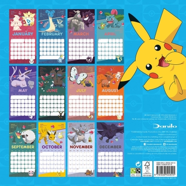 Pokemon: Calendarul Pokemon 2021