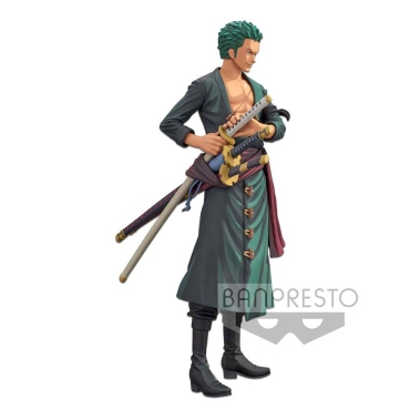 One Piece Grandista PVC Statue Roronoa Zoro Manga Dimensions 28 cm