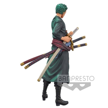 One Piece Grandista PVC Statue Roronoa Zoro Manga Dimensions 28 cm