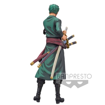 One Piece Grandista PVC Statue Roronoa Zoro Manga Dimensions 28 cm