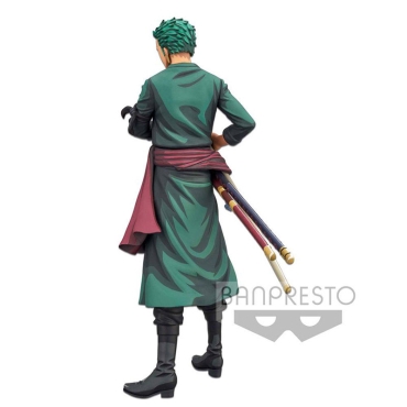 One Piece Grandista PVC Statue Roronoa Zoro Manga Dimensions 28 cm